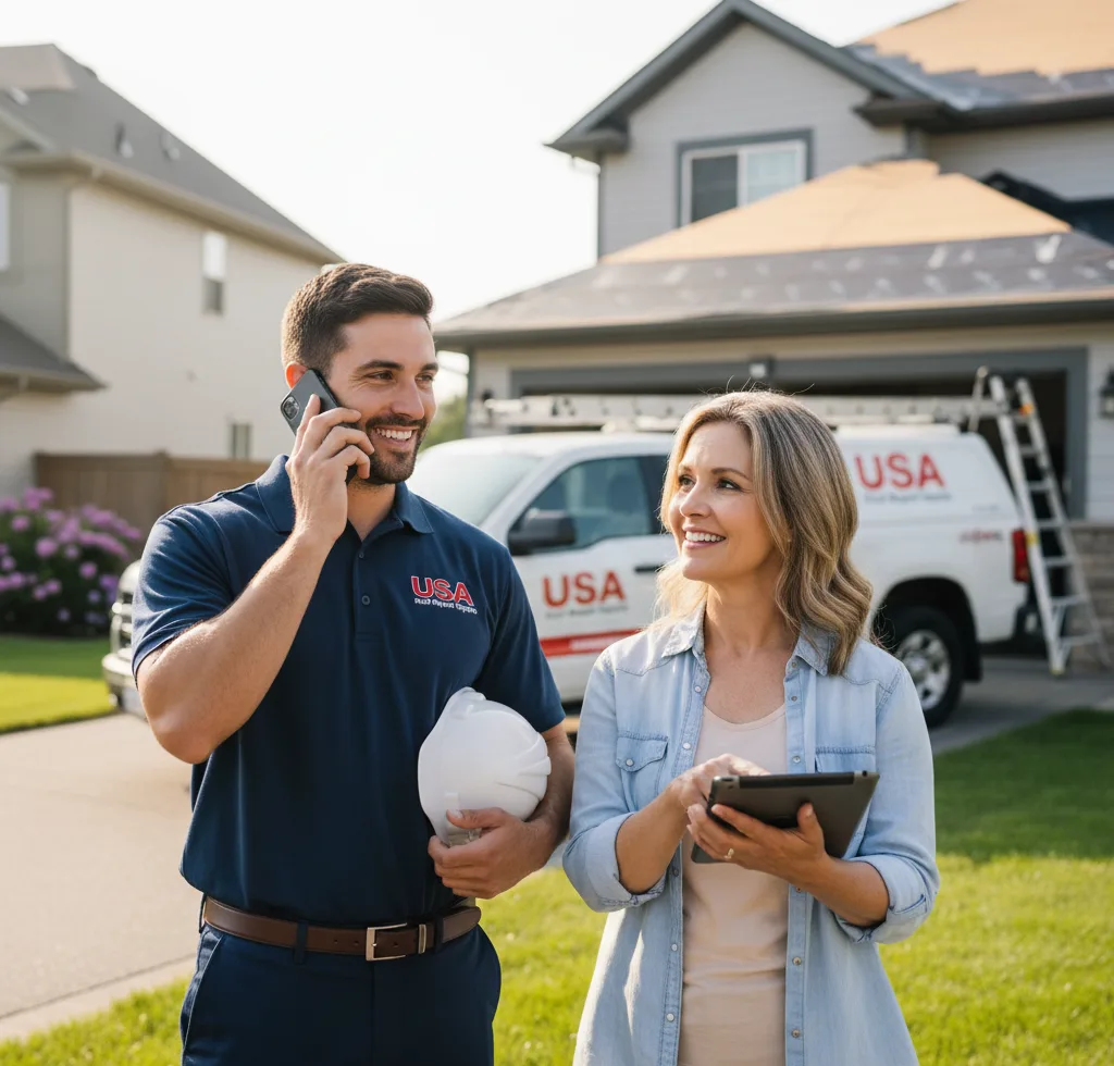 USA Roof Repair Experts customer support in Dalzell